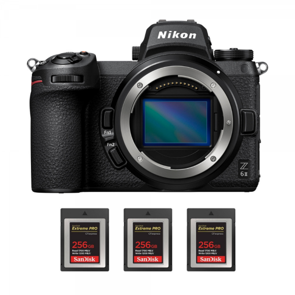 Nikon Z6 II Cuerpo + 3 SanDisk 256GB Extreme PRO CFexpress Type B-1