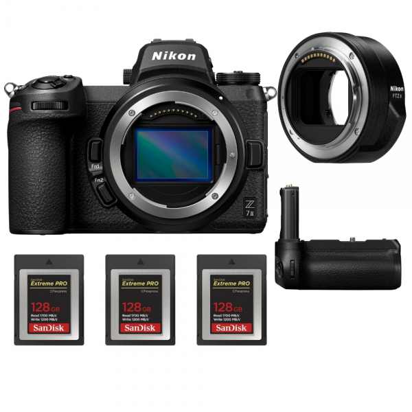 Nikon Z7 II + Nikon FTZ II + Grip Nikon MB-N11 + 3 SanDisk 128GB Extreme PRO CFexpress Type B-1