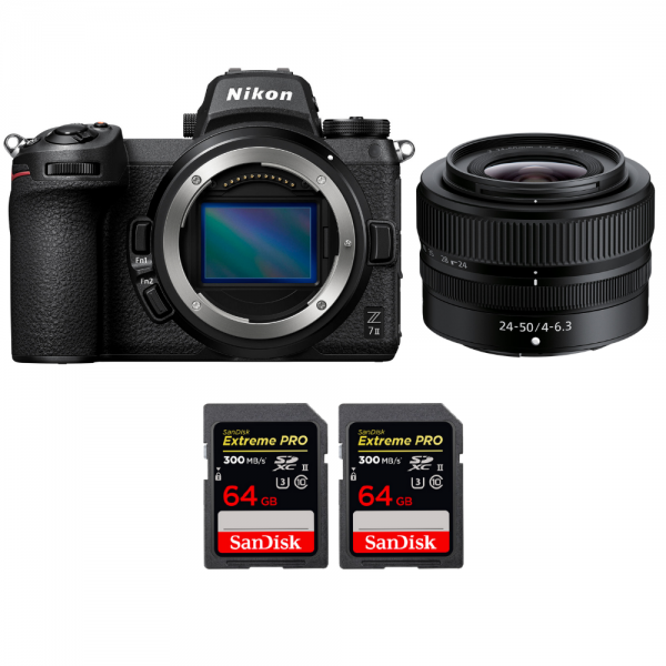 Nikon Z7 II + Z 24-50mm f/4-6.3 + 2 SanDisk 64GB Extreme PRO UHS-II SDXC 300 MB/s-1