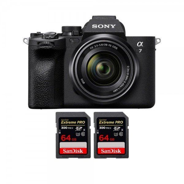 Sony A7 IV + FE 28-70mm F3.5-5.6 OSS + 2 SanDisk 64GB Extreme PRO UHS-II SDXC 300 MB/s-1