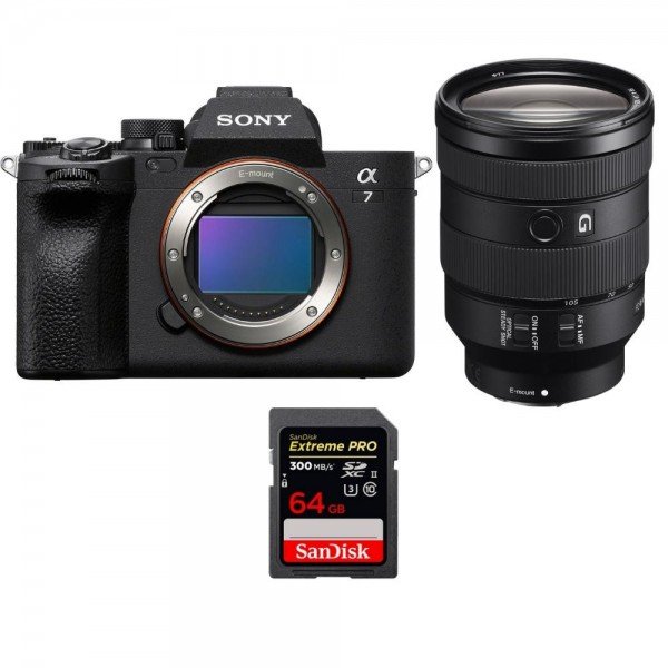 Sony A7 IV + FE 24-105mm f/4 G OSS + 1 SanDisk 64GB Extreme PRO UHS-II SDXC 300 MB/s - Camara mirrorless-1