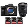 Sony A7 IV + FE 24-105mm f/4 G OSS + 3 SanDisk 128GB Extreme PRO UHS-II SDXC 300 MB/s - Camara mirrorless-1