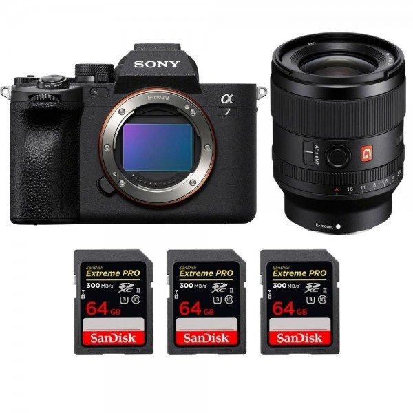 Sony Alpha 7 IV + FE 35mm f/1.4 GM + 3 SanDisk 64GB Extreme PRO UHS-II SDXC 300 MB/s - mirrorless camera-1