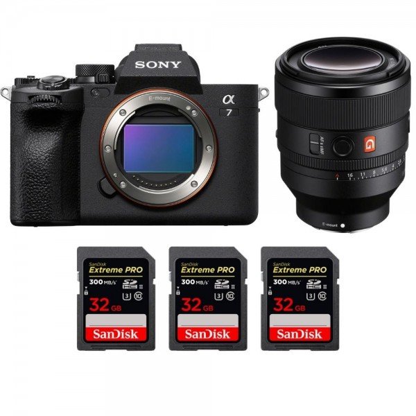 Sony A7 IV + FE 50mm f/1.2 GM + 3 SanDisk 32GB Extreme PRO UHS-II SDXC 300 MB/s-1