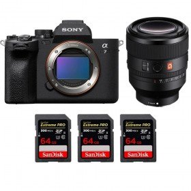 Sony A7 IV + FE 50mm f/1.2 GM + 3 SanDisk 64GB Extreme PRO UHS-II SDXC 300 MB/s-1