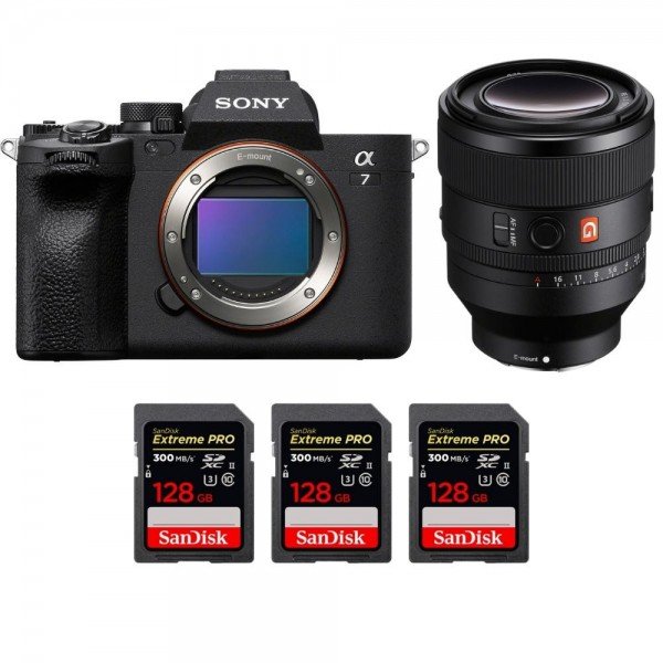 Sony A7 IV + FE 50mm f/1.2 GM + 3 SanDisk 128GB Extreme PRO UHS-II SDXC 300 MB/s - Camara mirrorless-1