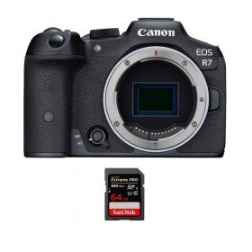 Canon EOS R7 + 1 SanDisk 64GB Extreme PRO UHS-II SDXC 300 MB/s-1