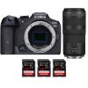 Canon EOS R7 + RF 100-400mm IS + 3 SanDisk 128GB Extreme PRO UHS-II SDXC 300 MB/s - Camara mirrorless-1