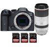 Canon EOS R7 + RF 100-500mm F4.5-7.1 L IS USM + 3 SanDisk 128GB Extreme PRO UHS-II SDXC 300 MB/s - Camara mirrorless-1