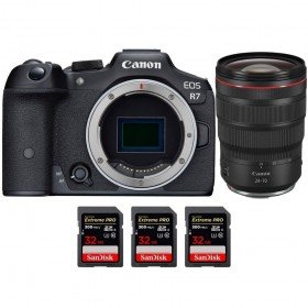 Canon EOS R7 + RF 24-70mm F2.8 L IS USM + 3 SanDisk 32GB Extreme PRO UHS-II SDXC 300 MB/s - Camara mirrorless-1