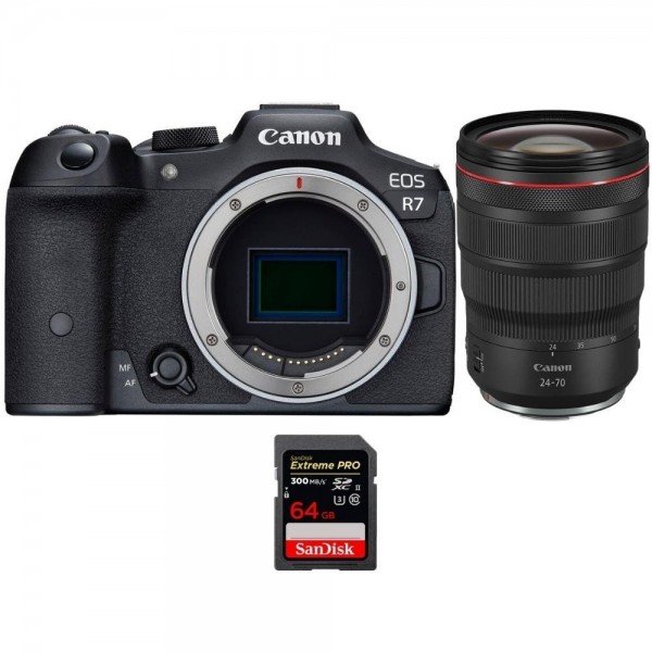 Canon EOS R7 + RF 24-70mm F2.8 L IS USM + 1 SanDisk 64GB Extreme PRO UHS-II SDXC 300 MB/s-1