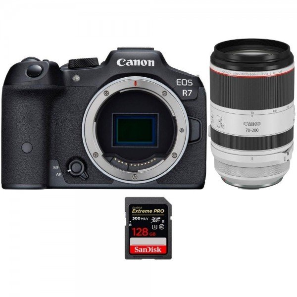 Canon EOS R7 + RF 70-200mm F2.8 L IS USM + 1 SanDisk 128GB Extreme PRO UHS-II SDXC 300 MB/s-1