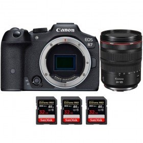 Canon EOS R7 + RF 24-105 mm F4 L IS USM + 3 SanDisk 32 GB Extreme PRO UHS-II SDXC 300 MB/s - Camara mirrorless-1