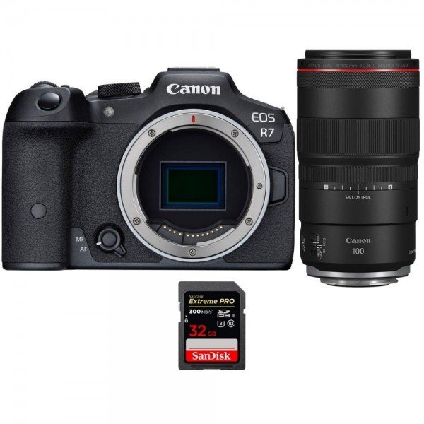 Canon EOS R7 + RF 100mm F2.8 L Macro IS USM + 1 SanDisk 32GB Extreme PRO UHS-II SDXC 300 MB/s-1