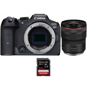 Canon EOS R7 + RF 14-35mm F4 L IS USM + 1 SanDisk 64GB Extreme PRO UHS-II SDXC 300 MB/s - Camara mirrorless-1