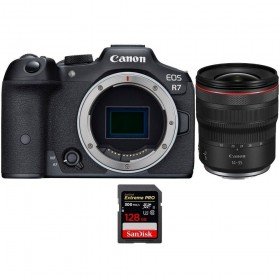 Canon EOS R7 + RF 14-35mm F4 L IS USM + 1 SanDisk Extreme PRO UHS-II SDXC 300 MB/s de 128 GB - Camara mirrorless-1