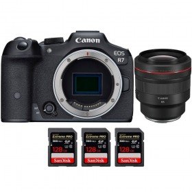 Canon EOS R7 + RF 85mm F1.2 L USM + 3 SanDisk 128GB Extreme PRO UHS-II SDXC 300 MB/s - Camara mirrorless-1