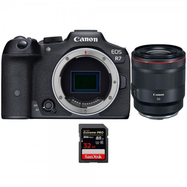 Canon EOS R7 + RF 50mm F1.2 L USM + 1 SanDisk 32GB Extreme PRO UHS-II SDXC 300 MB/s-1
