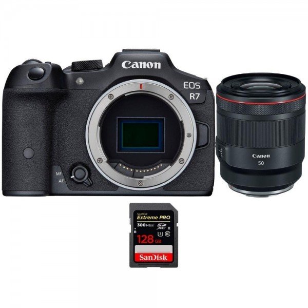 Canon EOS R7 + RF 50mm F1.2 L USM + 1 SanDisk 128GB Extreme PRO UHS-II SDXC 300 MB/s-1