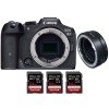Canon EOS R7 + EF-EOS R + 3 SanDisk 64GB Extreme PRO UHS-II SDXC 300 MB/s - Camara fotográfica mirrorless-1
