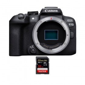 Canon EOS R10 + 1 SanDisk 32GB Extreme PRO UHS-II SDXC 300 MB/s APS-C-1