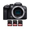 Canon EOS R10 + 3 SanDisk 128 GB Extreme PRO UHS-II SDXC 300 MB/s - Camara mirrorless APS-C-1