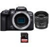 Canon EOS R10 + RF 35mm F1.8 IS Macro STM + 1 SanDisk 64GB Extreme PRO UHS-II SDXC 300 MB/s - Camara evil APS-C-1
