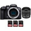Canon EOS R10 + RF 35mm F1.8 IS Macro STM + 3 SanDisk 128GB Extreme PRO UHS-II SDXC 300 MB/s APS-C-1