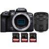 Canon EOS R10 + RF 85mm F2 Macro IS STM + 3 SanDisk 32GB Extreme PRO UHS-II SDXC 300 MB/s - Camara evil APS-C-1