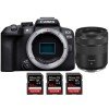 Canon EOS R10 + RF 85mm F2 Macro IS STM + 3 SanDisk 64GB Extreme PRO UHS-II SDXC 300 MB/s - Camara evil APS-C-1