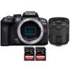Canon EOS R10 + RF 85mm F2 Macro IS STM + 2 SanDisk 128GB Extreme PRO UHS-II SDXC 300 MB/s - Camara evil APS-C-1