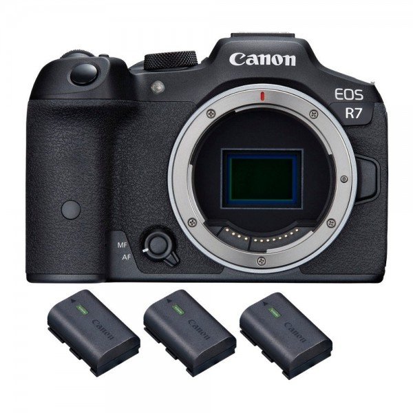 Canon EOS R7 + 3 Canon LP-E6NH - Camara mirrorless-1