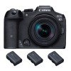 Canon EOS R7 + RF-S 18-150mm STM + 3 Canon LP-E6NH - Camara mirrorless-1