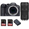 Canon EOS R7 + RF 100-400mm IS + 2 SanDisk 32GB Extreme PRO UHS-II SDXC 300 MB/s + 1 Canon LP-E6NH - Camara mirrorless-1