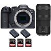 Canon EOS R7 + RF 100-400mm IS + 3 SanDisk 64GB Extreme PRO UHS-II SDXC 300 MB/s + 2 Canon LP-E6NH - Camara mirrorless-1