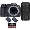 Canon EOS R7 + RF 100-400mm IS + 2 SanDisk 128GB Extreme PRO UHS-II SDXC 300 MB/s + 2 Canon LP-E6NH - Camara mirrorless-1