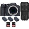 Canon EOS R7 + RF 100-400mm IS + 2 SanDisk 32GB Extreme PRO UHS-II SDXC 300 MB/s + 3 Canon LP-E6NH - Camara mirrorless-1