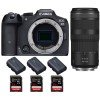 Canon EOS R7 + RF 100-400mm IS + 3 SanDisk 32GB Extreme PRO UHS-II SDXC 300 MB/s + 3 Canon LP-E6NH-1
