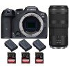 Canon EOS R7 + RF 100-400mm IS + 3 SanDisk 128GB Extreme PRO UHS-II SDXC 300 MB/s + 3 Canon LP-E6NH-1
