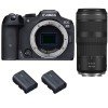 Canon EOS R7 + RF 100-400mm IS + 2 Canon LP-E6NH - Camara mirrorless-1