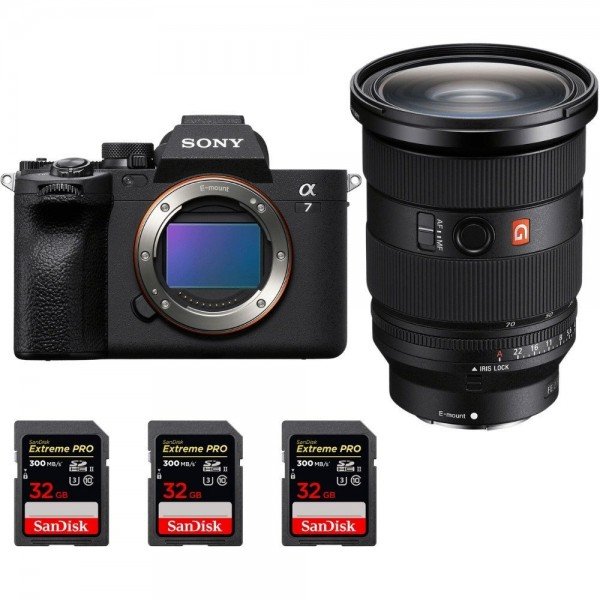 Sony Alpha 7 IV + FE 24-70mm f/2.8 GM II + 3 SanDisk 32GB Extreme PRO UHS-II SDXC 300 MB/s - Camara mirrorless-1