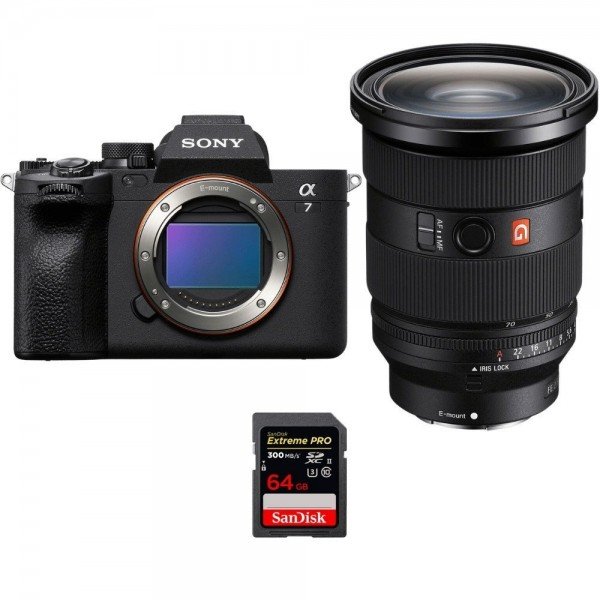 Sony Alpha 7 IV + FE 24-70mm f/2.8 GM II + 1 SanDisk 64GB Extreme PRO UHS-II SDXC 300 MB/s - Camara mirrorless-1