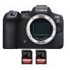 Canon EOS R6 Mark II + 2 SanDisk 32GB Extreme PRO UHS-II SDXC 300 MB/s - Camara mirrorless-1