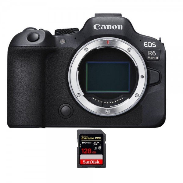 Canon EOS R6 Mark II + 1 SanDisk 128GB Extreme PRO UHS-II SDXC 300 MB/s-1