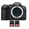 Canon EOS R6 Mark II + 2 SanDisk 128GB Extreme PRO UHS-II SDXC 300 MB/s - Camara mirrorless-1