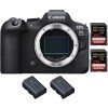 Canon EOS R6 Mark II + 2 SanDisk 256GB Extreme PRO UHS-II 300 MB/s + 2 Canon LP-E6NH-1