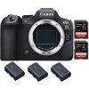 Canon EOS R6 Mark II + 2 SanDisk 64GB Extreme PRO UHS-II 300 MB/s + 3 Canon LP-E6NH-1