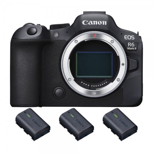 Canon EOS R6 Mark II + 3 Canon LP-E6NH - Camara sin espejo de fotograma completo-1