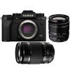 Fujifilm X-T5 Noir + XF 18-55 mm f/2,8-4 R LM OIS + XF 55-200 mm f/3,5-4,8 R LM OIS - Camara APS-C-1