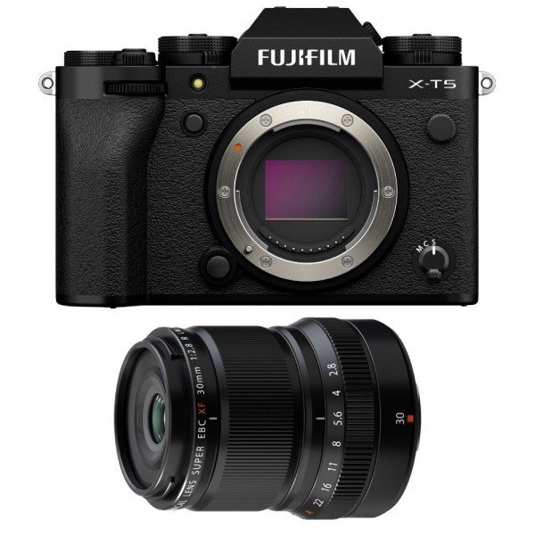 Fujifilm X-T5 Noir + XF 30 mm f/2,8 R LM WR Macro - Camara fotográfica APS-C-1